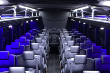 Chapel Hill Charter Bus Interior